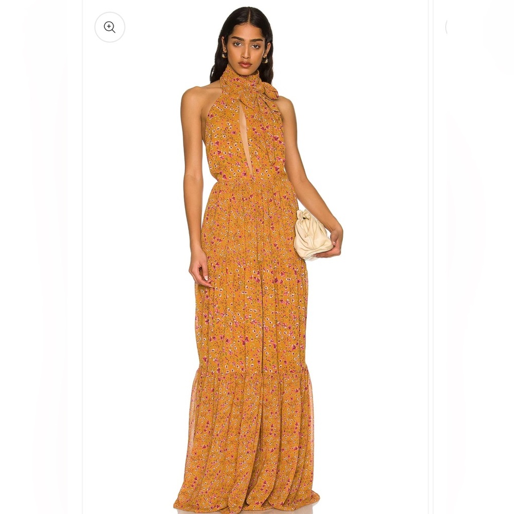 Tularosa Orange Orion Maxidress